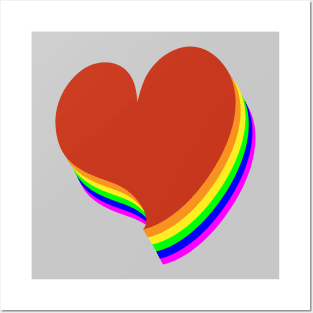 Pride Heart 2019 Posters and Art